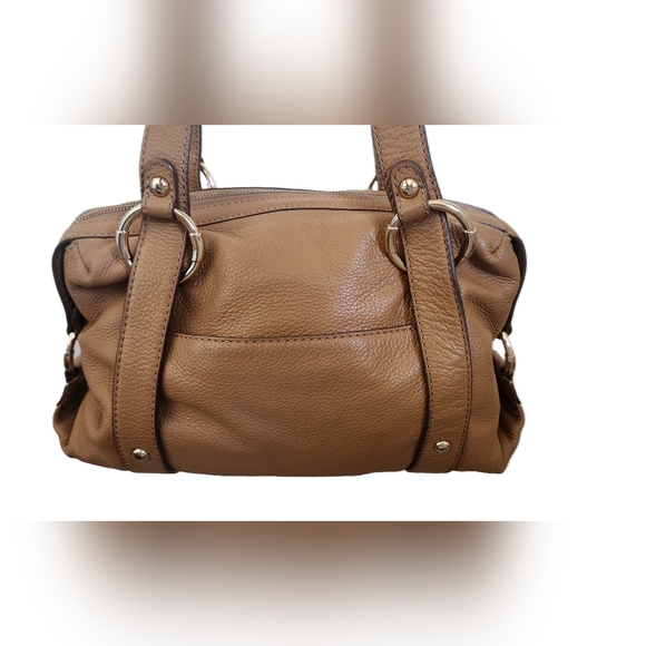 Michael Kors Fulton Large LeatherSatchel - Peanut Color - Picture 2 of 9